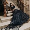Fashion Basket Women's, Black Lehenga