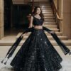 Fashion Basket Women's, Black Lehenga Choli